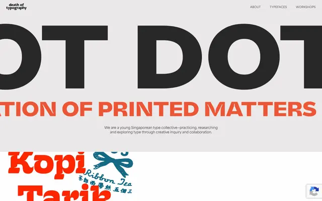 Death of Typography