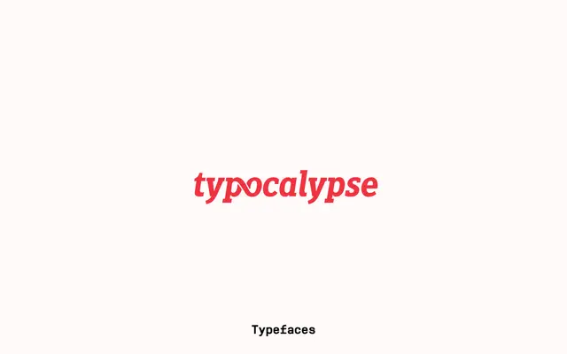 Typocalypse