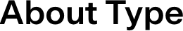 About Type logo