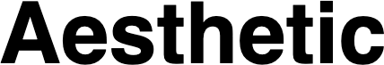 Aesthetic Type logo