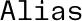 Alias logo