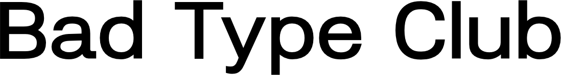 Bad Type Club logo