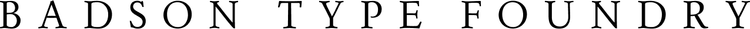 Badson Type logo
