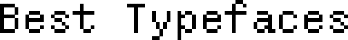 Best Typefaces logo