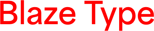 Blaze Type logo