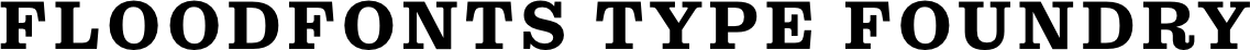 Flood Fonts logo