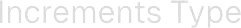 Increments logo