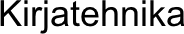 Kirjatehnika logo