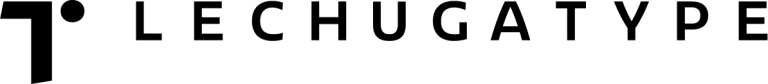 Lechuga Type logo