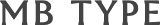 MB Type logo