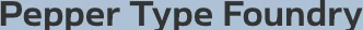 Pepper Type logo
