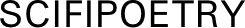 Scifipoetry logo