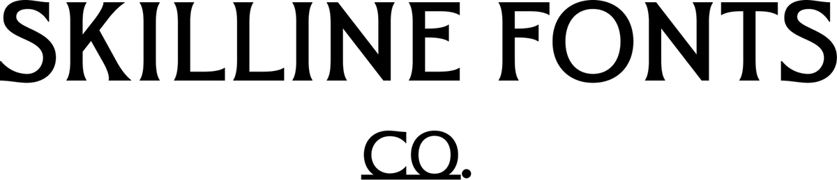 Skilline Fonts Co. logo