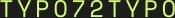 TYPO72TYPO logo