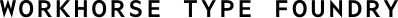 Workhorse Type Foundry logo