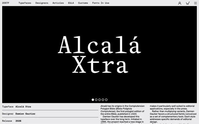 Alcalá Xtra specimen from 205TF
