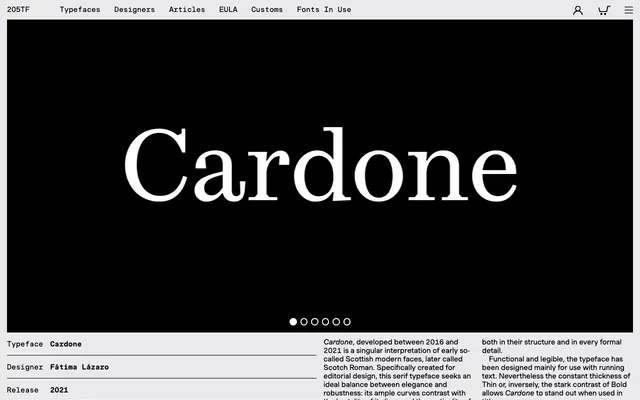 Cardone specimen from 205TF