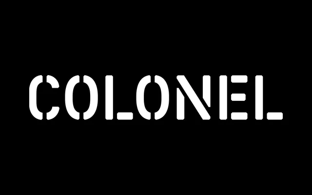Colonel specimen from 205TF