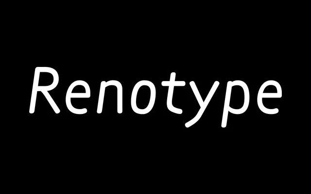 Renotype specimen from 205TF