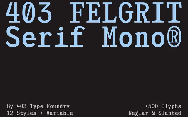 403 Felgrit specimen from 403TF