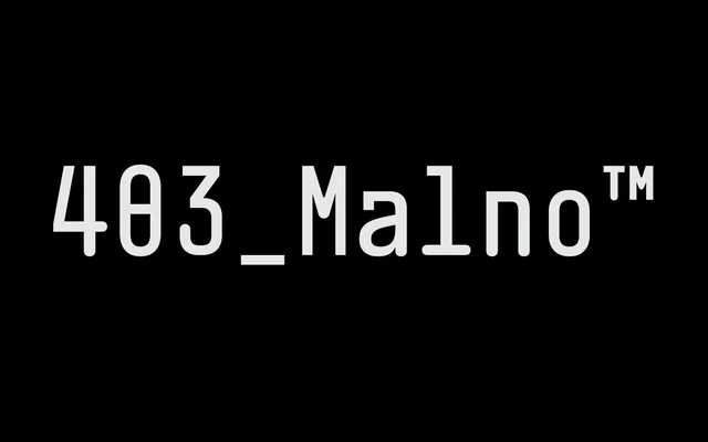403 Malno specimen from 403TF