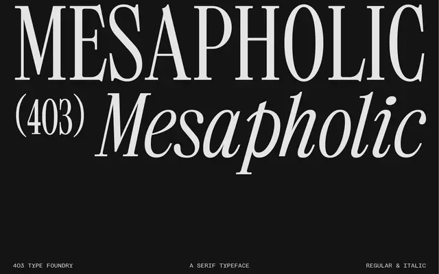 403 Mesapholic specimen from 403TF