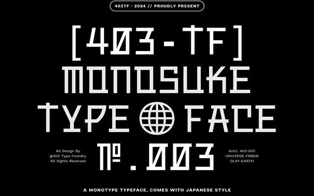 403 Monosuke specimen from 403TF