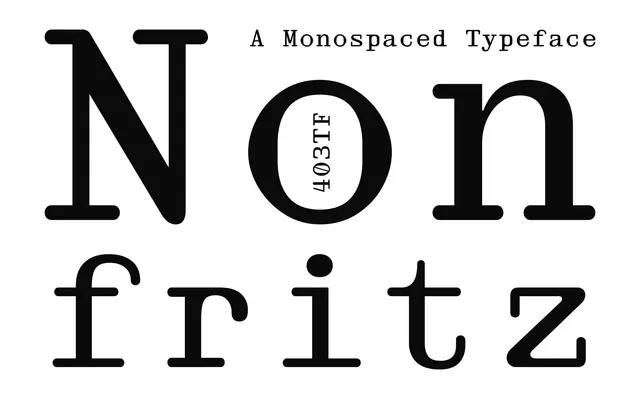 403 Nonfritz specimen from 403TF