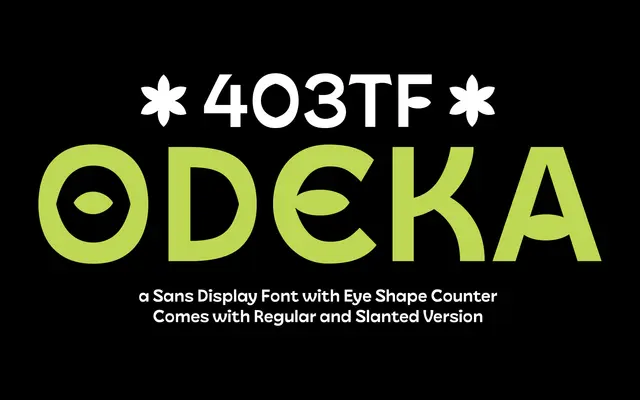 403 Odeka specimen from 403TF