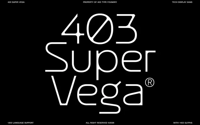 403 Super Vega specimen from 403TF