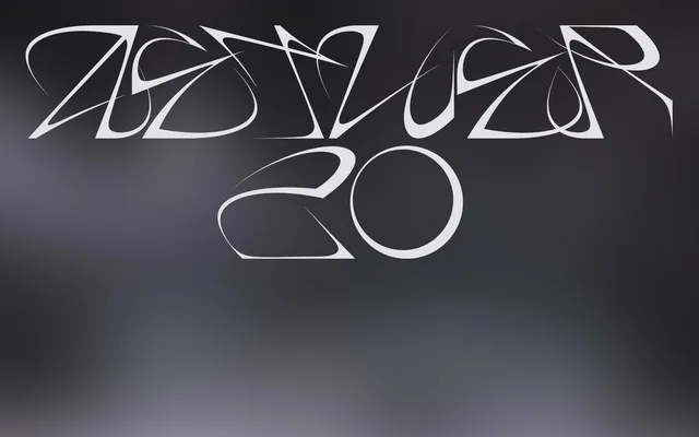 Aether20 Typeface specimen from 6TM Magazine