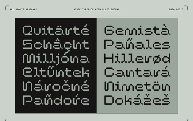 Aspek specimen from 6TM Magazine