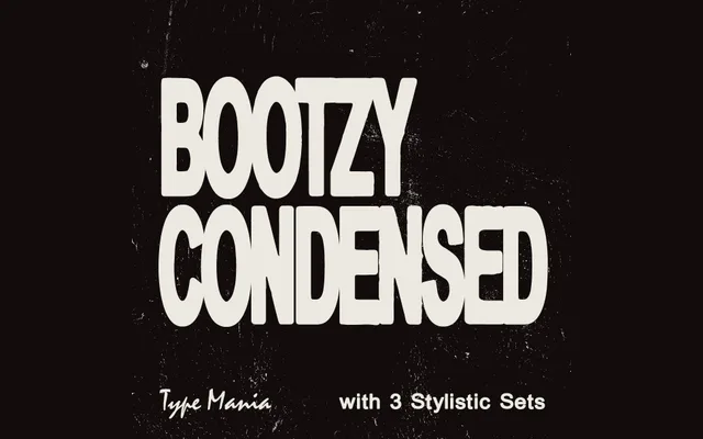 Bootzy Condensed TM specimen from 6TM Magazine