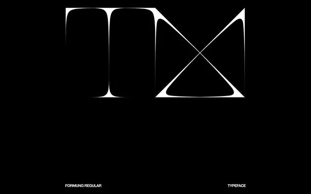 Formung Typeface specimen from 6TM Magazine