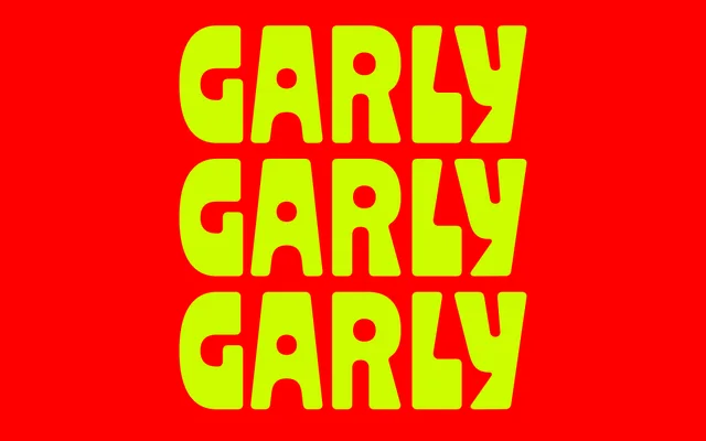 Garly Typeface specimen from 6TM Magazine