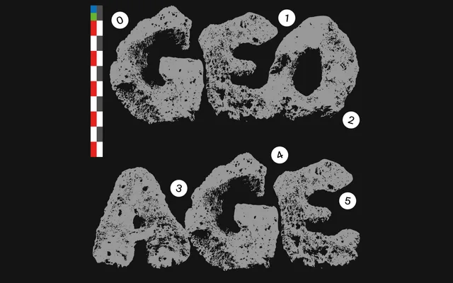 GEO Typeface specimen from 6TM Magazine