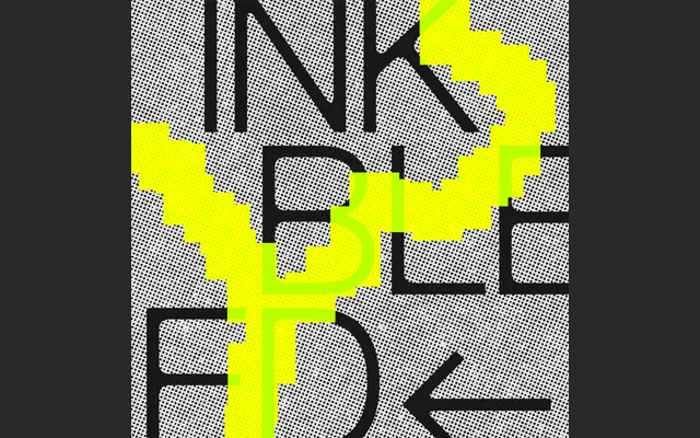 Inkbleed Light Font specimen from 6TM Magazine