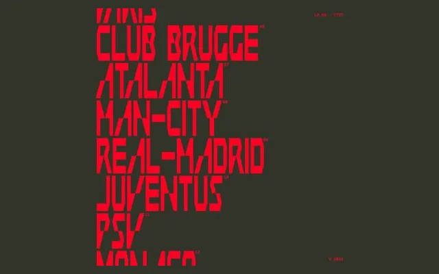 LD_AK Typeface specimen from 6TM Magazine