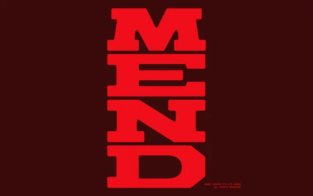 Mend Slab Typeface specimen from 6TM Magazine