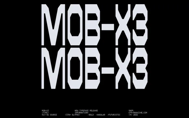MOB-X3 specimen from 6TM Magazine