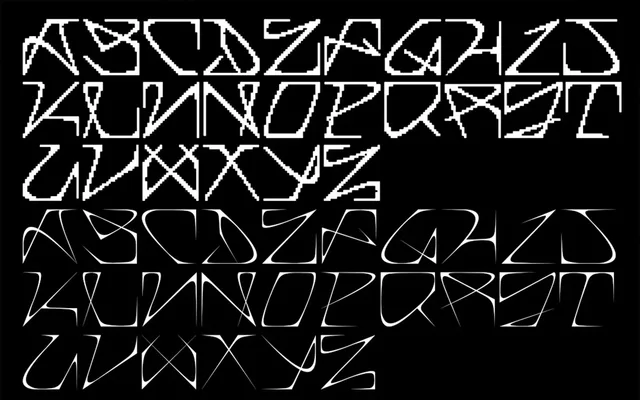 N21 Typeface specimen from 6TM Magazine