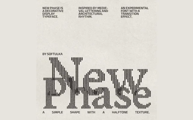 New Phase specimen from 6TM Magazine