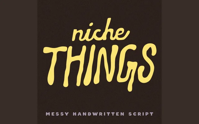 Niche Things specimen from 6TM Magazine