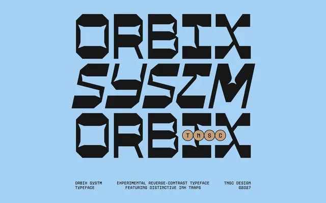 Orbix Systm specimen from 6TM Magazine