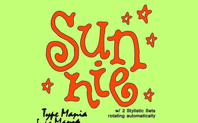 Sunnie TM specimen from 6TM Magazine