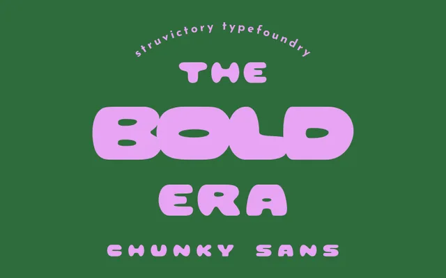 The Bold Era specimen from 6TM Magazine