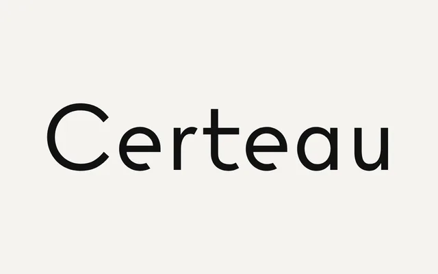Certeau specimen from A Practice for Everyday Life