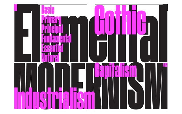 A2 Gothic Condensed specimen from A2-Type