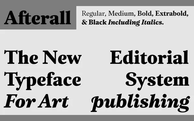 Afterall specimen from A2-Type