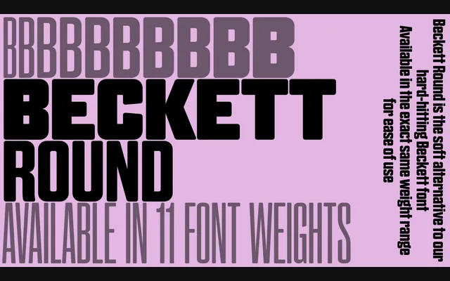 Beckett Round specimen from A2-Type